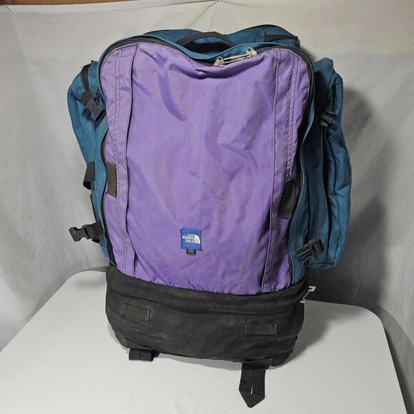 Vintage The North Face Internal Frame Purple Travel Luggage Convertible Backpack - Picture 13 of 15